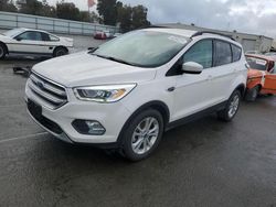 Salvage cars for sale at Martinez, CA auction: 2017 Ford Escape SE