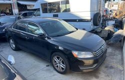 Volkswagen Passat salvage cars for sale: 2013 Volkswagen Passat SE