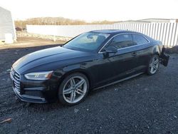 Salvage cars for sale at Assonet, MA auction: 2018 Audi A5 Premium Plus S-Line