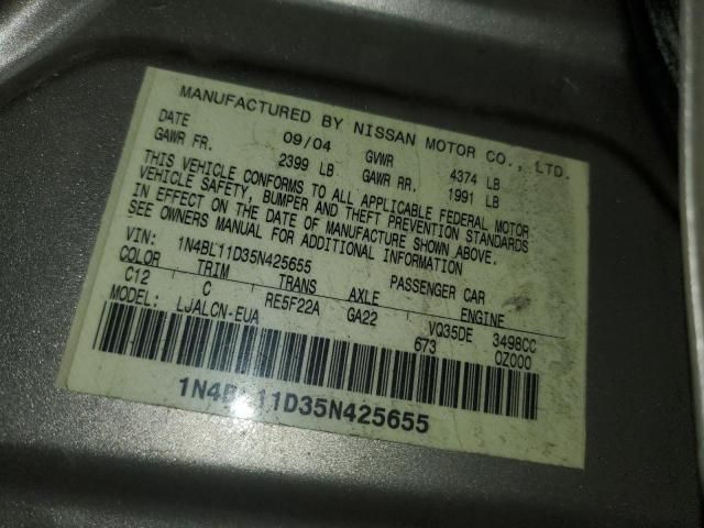 2005 Nissan Altima SE