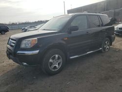 Salvage cars for sale from Copart Fredericksburg, VA: 2007 Honda Pilot EXL