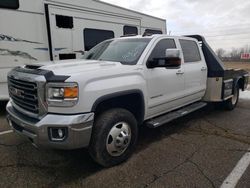 Salvage trucks for sale at Woodhaven, MI auction: 2019 GMC Sierra K3500 SLT