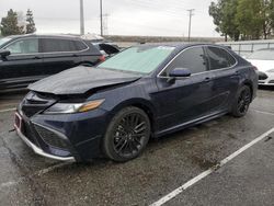 Salvage cars for sale from Copart Rancho Cucamonga, CA: 2022 Toyota Camry XSE