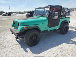 Jeep salvage cars for sale: 1987 Jeep Wrangler