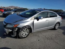 Honda salvage cars for sale: 2012 Honda Civic LX