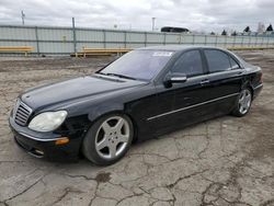 Salvage cars for sale at Dyer, IN auction: 2005 Mercedes-Benz S 500 4matic