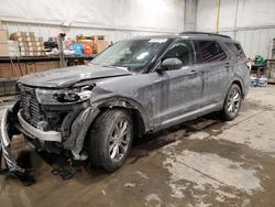 Salvage cars for sale at Milwaukee, WI auction: 2021 Ford Explorer XLT