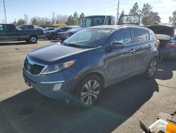 Salvage cars for sale at Denver, CO auction: 2012 KIA Sportage EX