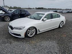 Salvage cars for sale at Riverview, FL auction: 2017 BMW 750 XI