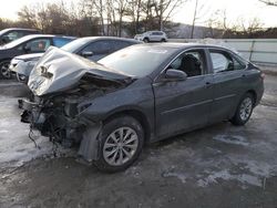 Salvage cars for sale at North Billerica, MA auction: 2017 Toyota Camry LE