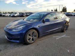 Salvage cars for sale from Copart Rancho Cucamonga, CA: 2022 Tesla Model 3