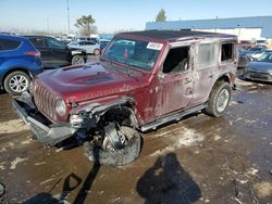 Salvage cars for sale at Woodhaven, MI auction: 2021 Jeep Wrangler Unlimited Rubicon