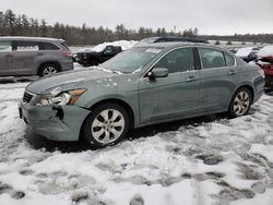 Salvage cars for sale at Windham, ME auction: 2009 Honda Accord EX