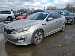 Salvage cars for sale from Copart East Granby, CT: 2012 KIA Optima Hybrid