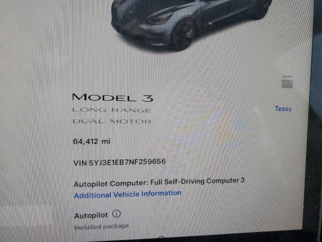 2022 Tesla Model 3