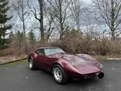 Salvage cars for sale at Portland, OR auction: 1977 Chevrolet Corvette