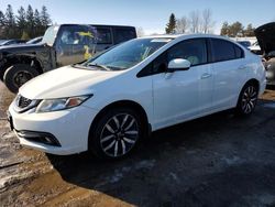 Salvage cars for sale at Bowmanville, ON auction: 2015 Honda Civic SE