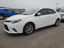 Salvage cars for sale at Wilmer, TX auction: 2015 Toyota Corolla L