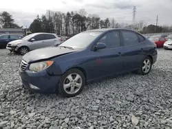 Salvage cars for sale at Mebane, NC auction: 2010 Hyundai Elantra Blue