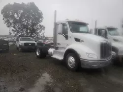 Salvage trucks for sale at Antelope, CA auction: 2021 Peterbilt 579