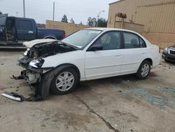 Salvage cars for sale at Gaston, SC auction: 2003 Honda Civic LX