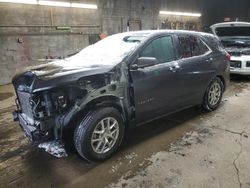 Salvage cars for sale at Angola, NY auction: 2022 Chevrolet Equinox LT