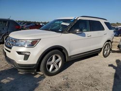 Salvage cars for sale at Houston, TX auction: 2018 Ford Explorer XLT