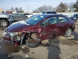 Salvage cars for sale at Moraine, OH auction: 2015 Honda Civic LX