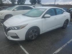 Salvage cars for sale at Rancho Cucamonga, CA auction: 2021 Nissan Sentra SV