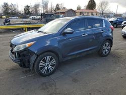 Carros salvage a la venta en subasta: 2015 KIA Sportage EX