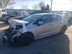 Toyota salvage cars for sale: 2021 Toyota Corolla LE