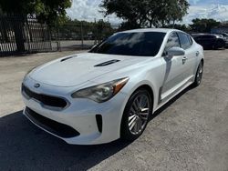 Salvage cars for sale at Opa Locka, FL auction: 2018 KIA Stinger