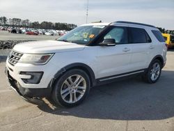 Salvage cars for sale at Dunn, NC auction: 2017 Ford Explorer XLT