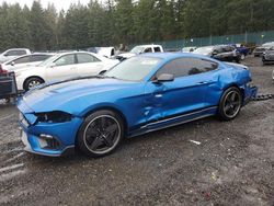 Salvage cars for sale at Graham, WA auction: 2021 Ford Mustang Mach I