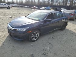 Salvage cars for sale at Waldorf, MD auction: 2017 Honda Civic LX