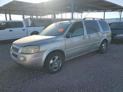 Chevrolet salvage cars for sale: 2007 Chevrolet Uplander LT