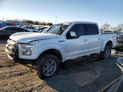 Salvage cars for sale at Sacramento, CA auction: 2017 Ford F150 Supercrew