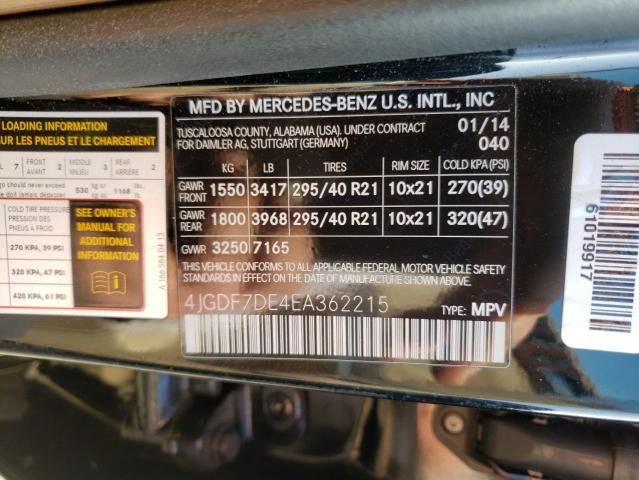 2014 Mercedes-Benz GL 550 4matic