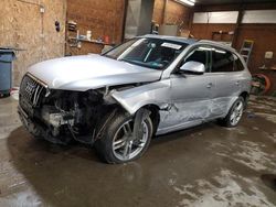 Salvage cars for sale from Copart Ebensburg, PA: 2015 Audi Q5 Premium Plus