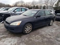 Salvage cars for sale at North Billerica, MA auction: 2007 Honda Accord EX