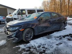 Salvage cars for sale at East Granby, CT auction: 2020 Honda Civic EX