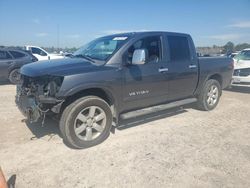 Salvage cars for sale at Houston, TX auction: 2009 Nissan Titan XE