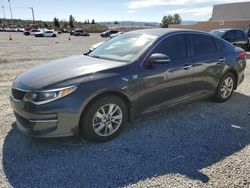 Salvage cars for sale at Mentone, CA auction: 2017 KIA Optima LX