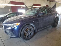 Salvage cars for sale at Dyer, IN auction: 2018 Alfa Romeo Stelvio Sport