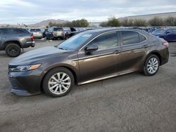 Salvage cars for sale at Las Vegas, NV auction: 2018 Toyota Camry L