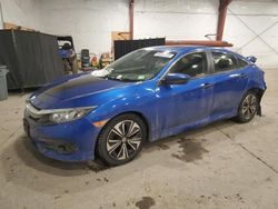 Salvage cars for sale at Center Rutland, VT auction: 2018 Honda Civic EX