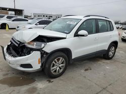 Salvage cars for sale at Grand Prairie, TX auction: 2016 Volkswagen Tiguan S