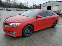 Salvage cars for sale at Savannah, GA auction: 2012 Toyota Camry Base