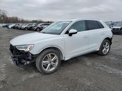 Salvage cars for sale at Assonet, MA auction: 2022 Audi Q3 Premium Plus S Line 45