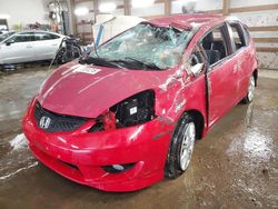 Vehiculos salvage en venta de Copart Pekin, IL: 2009 Honda FIT Sport